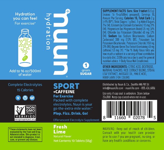 Electrolytes Energy Fresh Lime