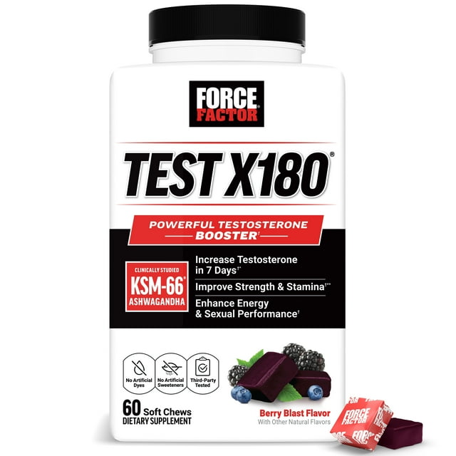 Test X180 Soft Chews (Berry Blast