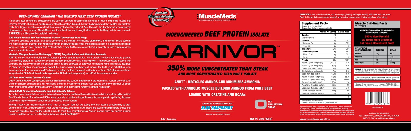 Carnivor Blue Raspberry