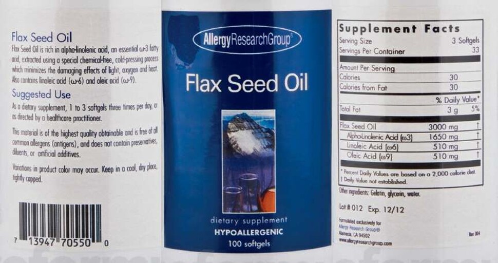 Flax Seed Oil