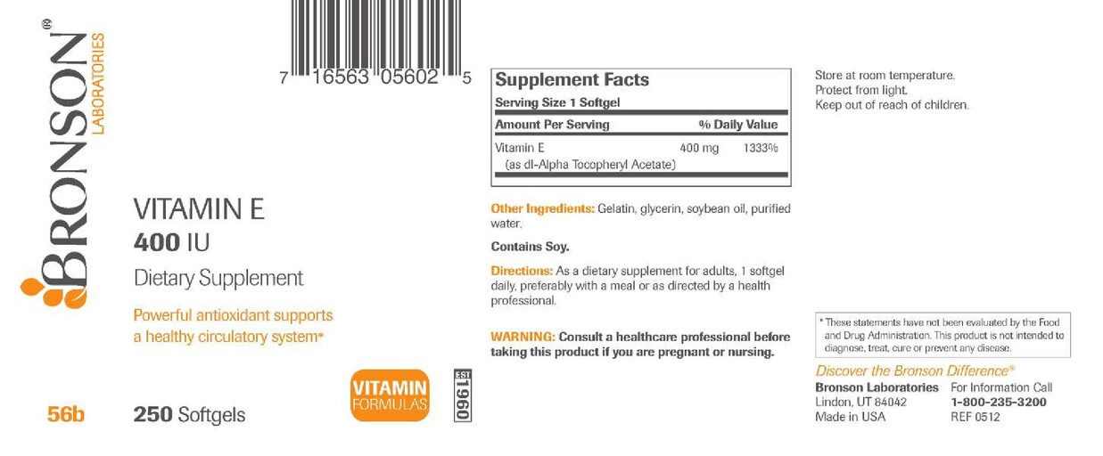 Bronson Vitamin E 400 IU