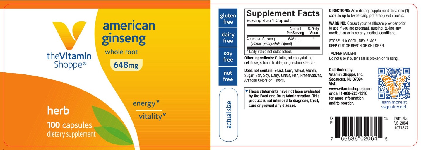 American Ginseng 648 mg