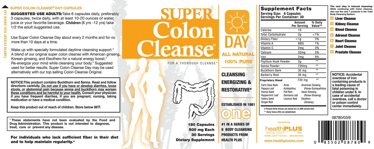 Super Colon Cleanse Day