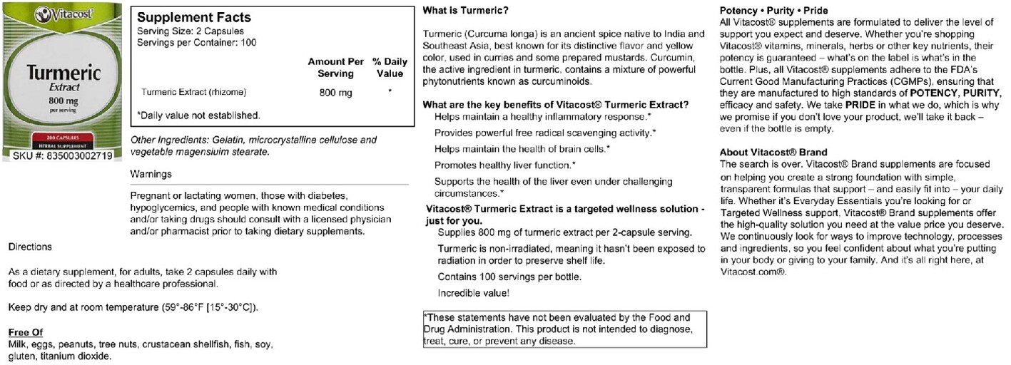 Turmeric Extract 800 mg