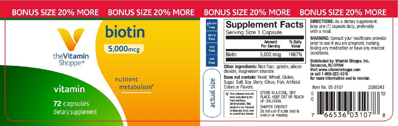 Biotin 5,000 mcg