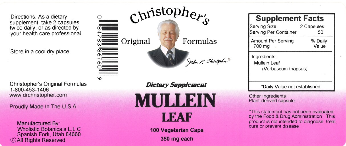 Mullein Leaf 350 mg