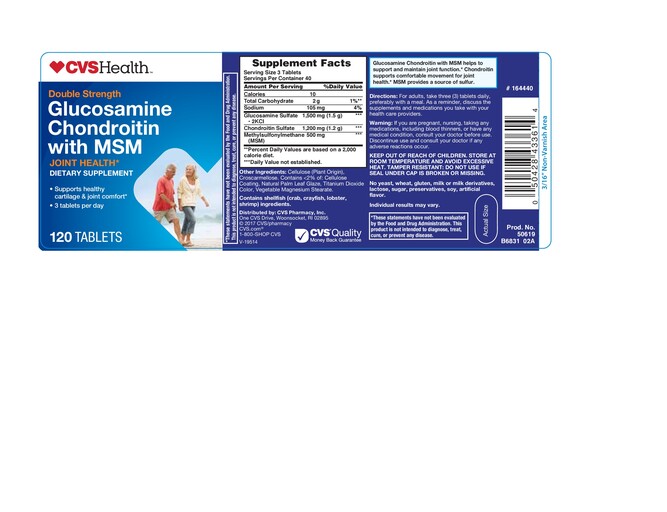 Double Strength Glucosamine Chondroitin With MSM
