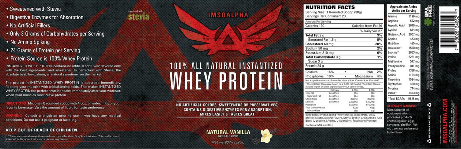 Whey Protein Natural Vanilla
