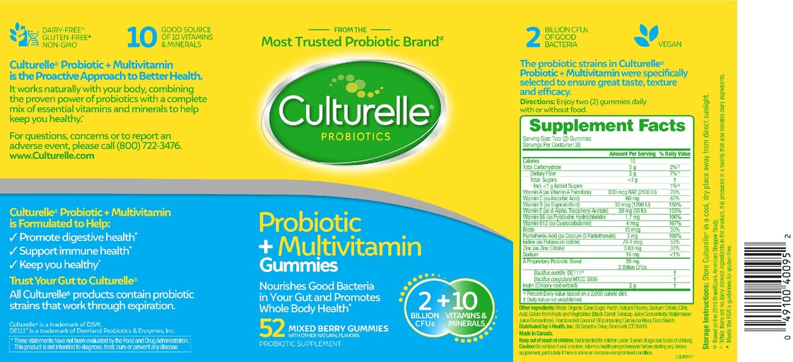 Probiotic + Multivitamin Gummies Mixed Berry