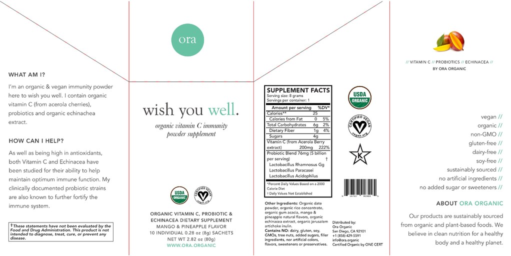 Wish You Well. Mango & Pineapple Flavor
