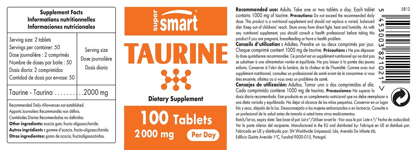 Taurine 2000 mg