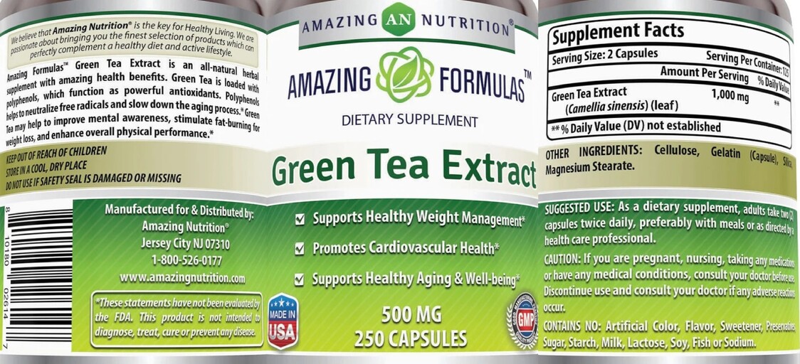 Green Tea Extract 500 mg