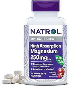 High Absorption Magnesium 250 mg Cranberry Apple