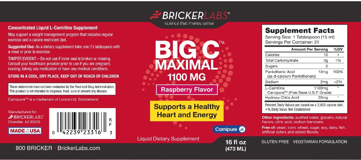 Big C Maximal 1100 mg Raspberry Flavor