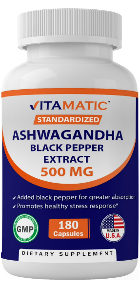 Ashwagandha Black Pepper Extract 500 mg