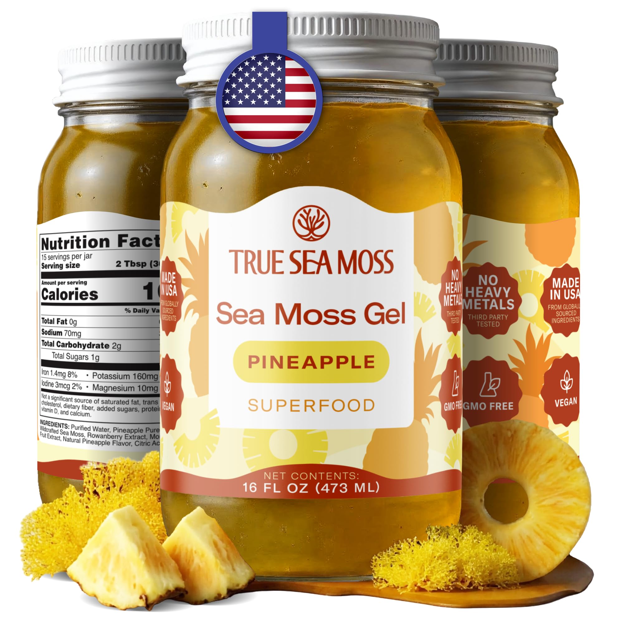 Sea Moss Gel (Pineapple