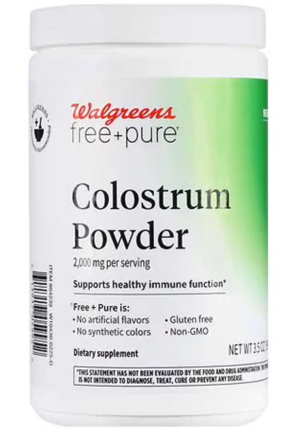Free + Pure Colostrum Powder