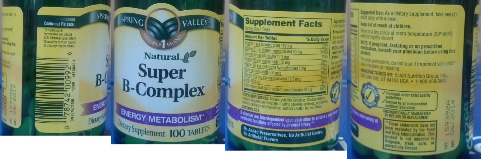 Natural Super B-Complex