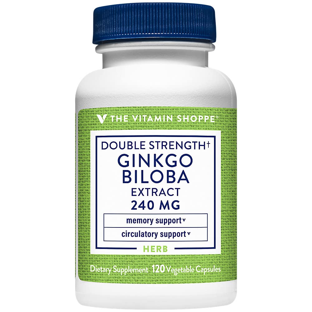 The Vitamin Shoppe Double Strength Ginkgo Biloba Extract 240 MG
