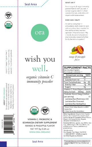 Wish You Well. Mango & Pineapple Flavor