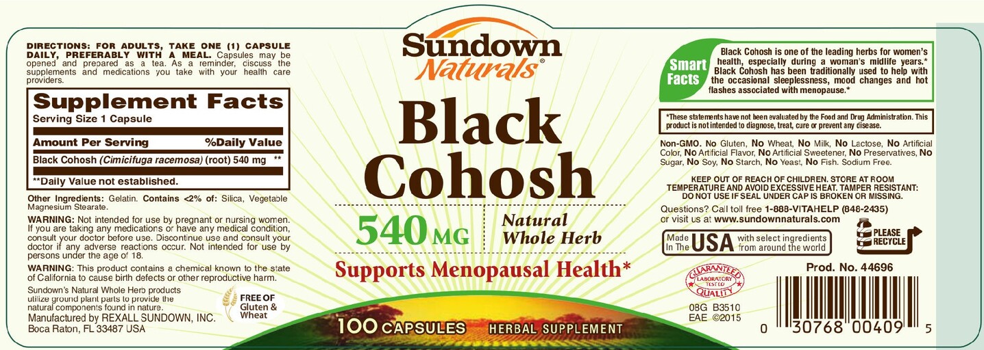 Black Cohosh 540 mg