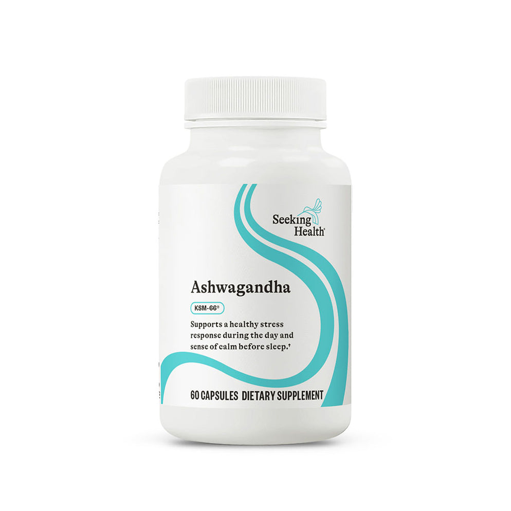 Seeking Health Ashwagandha Extract supplement bottle