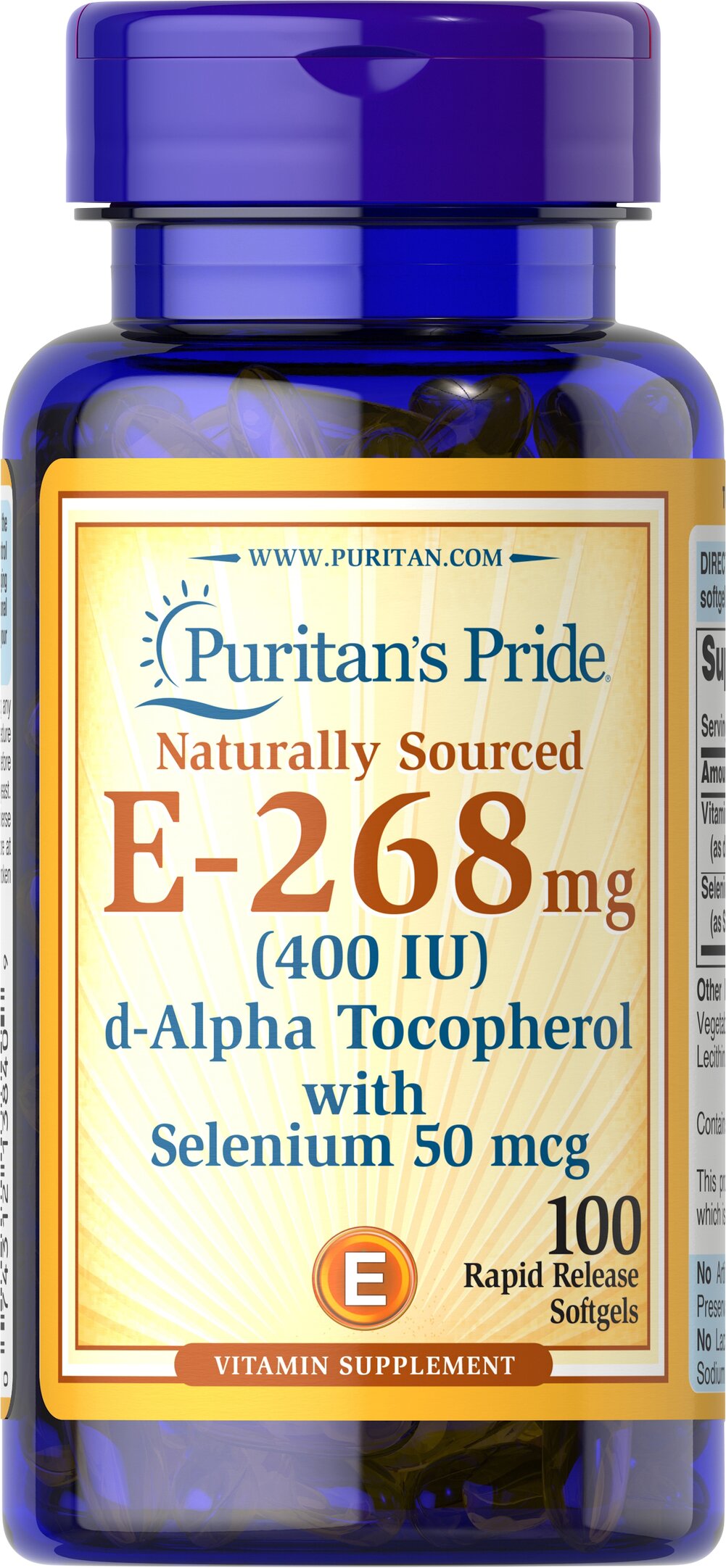 Vitamin E 184 mg (400 IU)