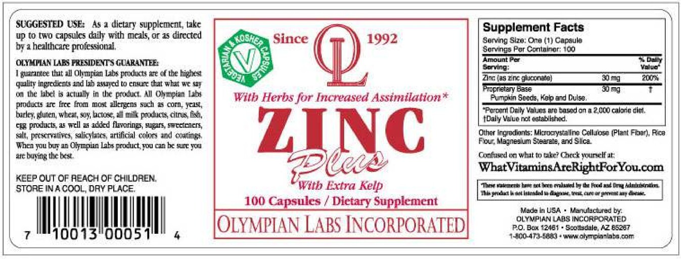 Zinc Plus With Extra Kelp