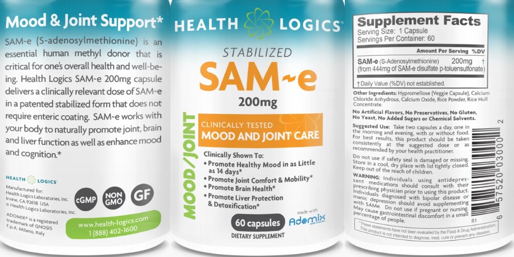 Health Logics SAM-e 200 mg