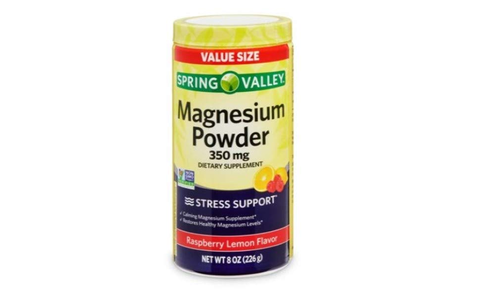 Magnesium Powder 350 mg (Raspberry Lemon