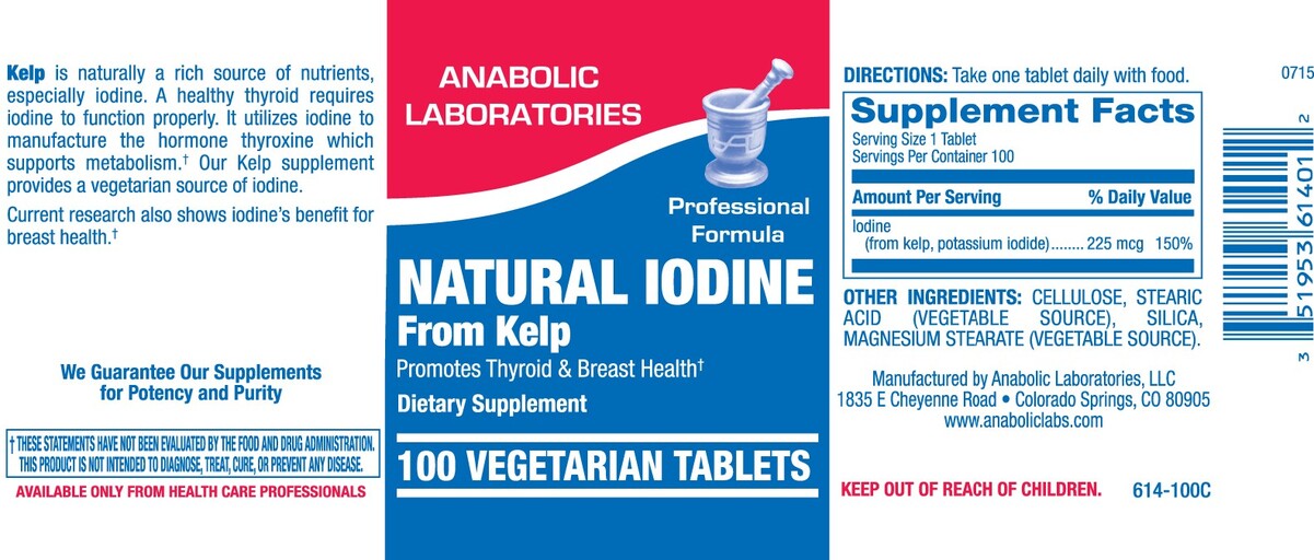 Natural Iodine From Kelp