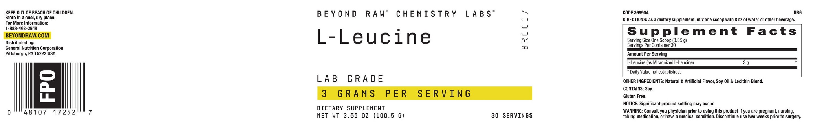 L-Leucine 3 grams