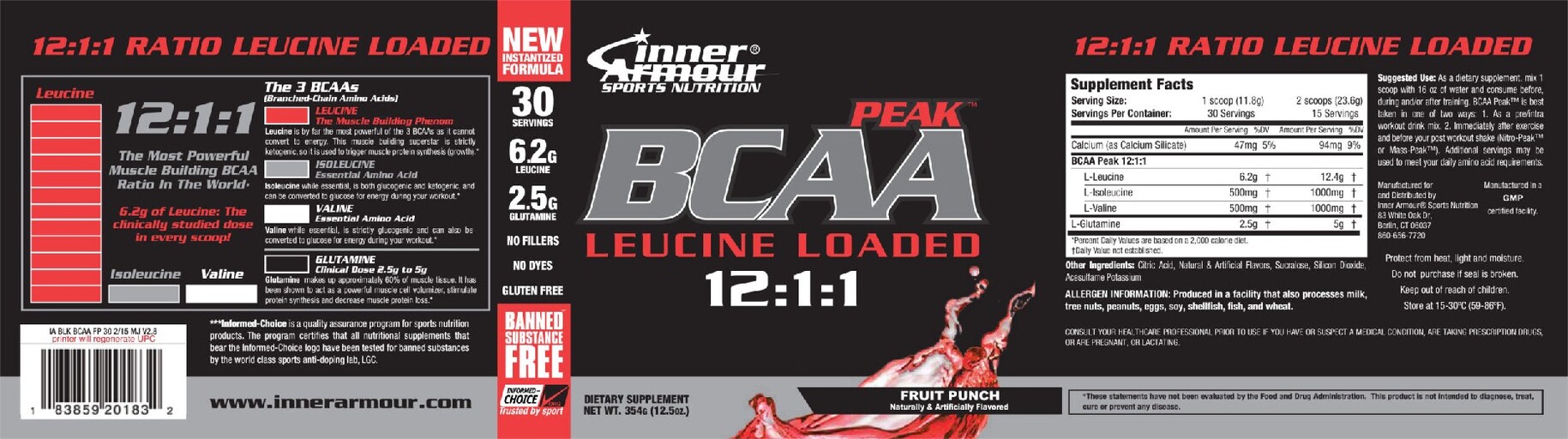 Peak BCAA Fruit Punch