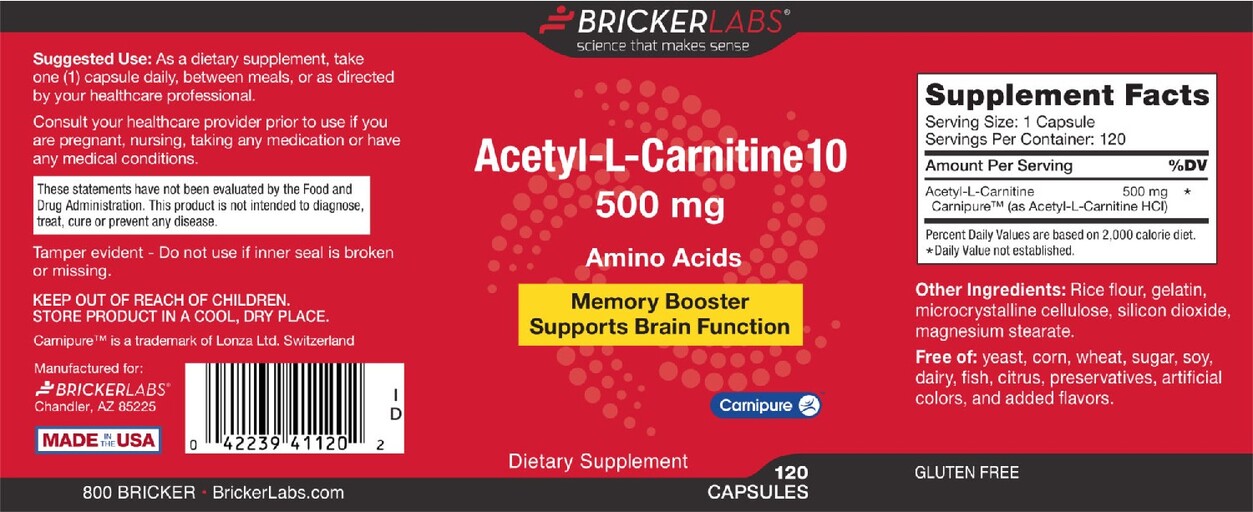Acetyl-L-Carnitine 10 500 mg