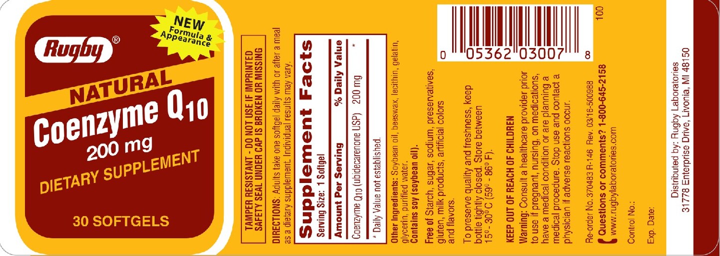 Natural Coenzyme Q10 200 mg