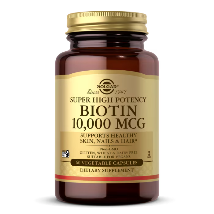 Biotin 10000 mcg Vegetable Capsules