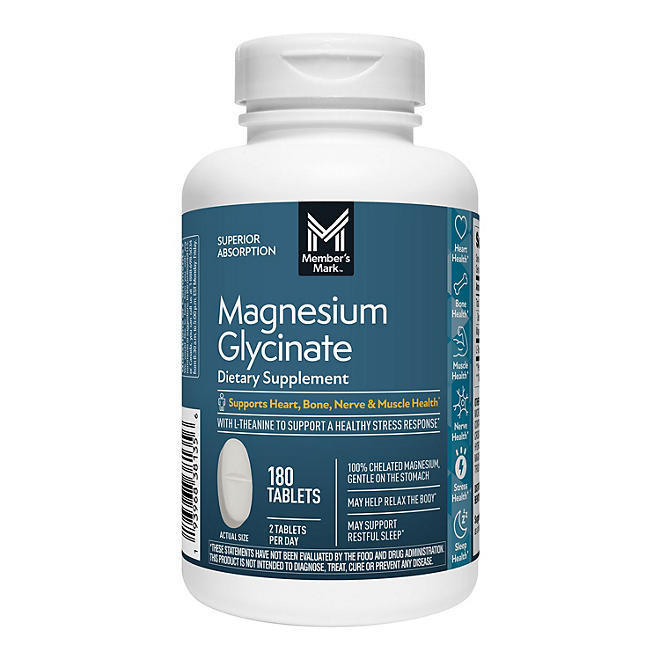 Member's Mark Magnesium Glycinate with L-Theanine
