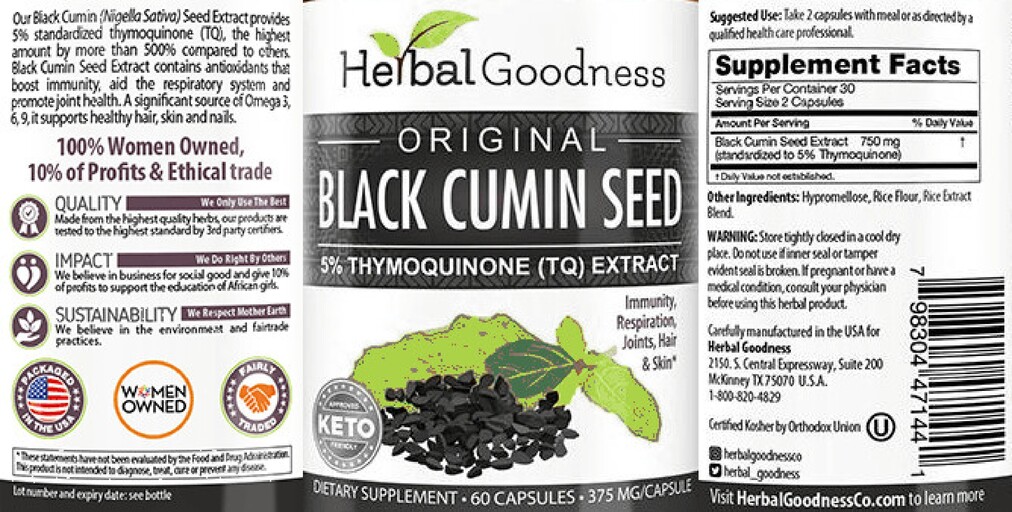 Original Black Cumin Seed 375 mg