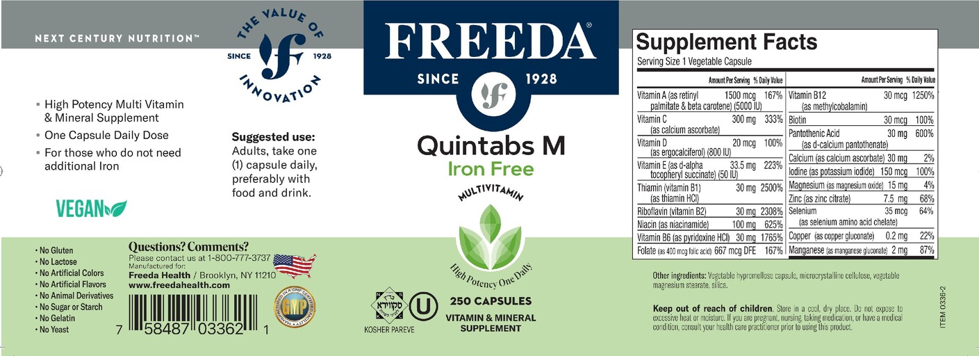 Iron Free Quintabs M