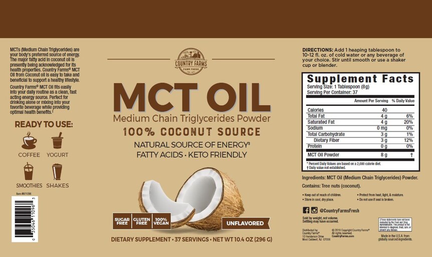 MCT Oil Unflavored