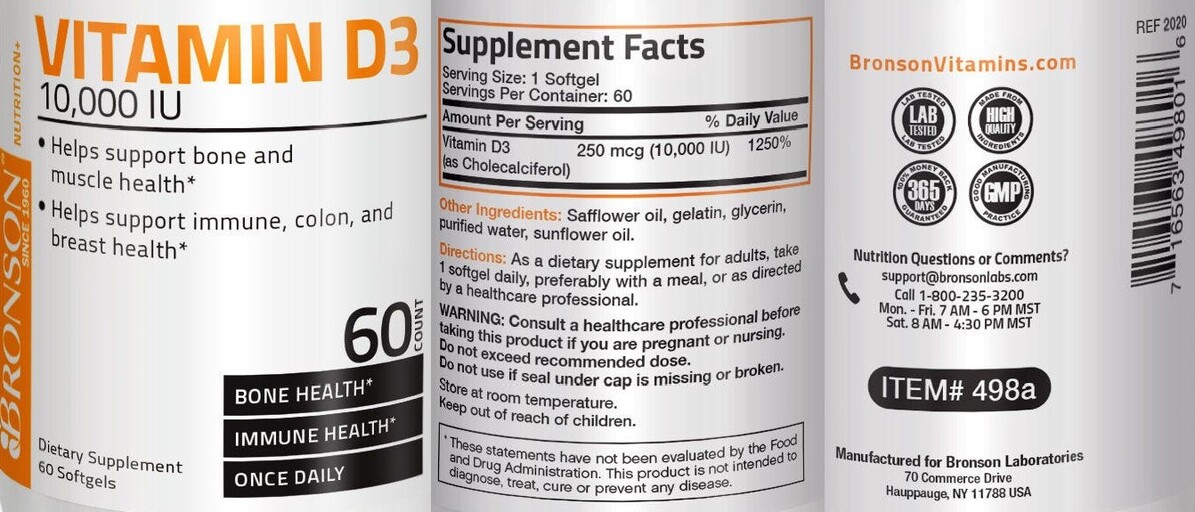 Vitamin D3 10,000 IU