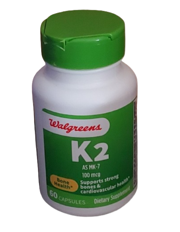Vitamin K2 As MK-7 100 mcg