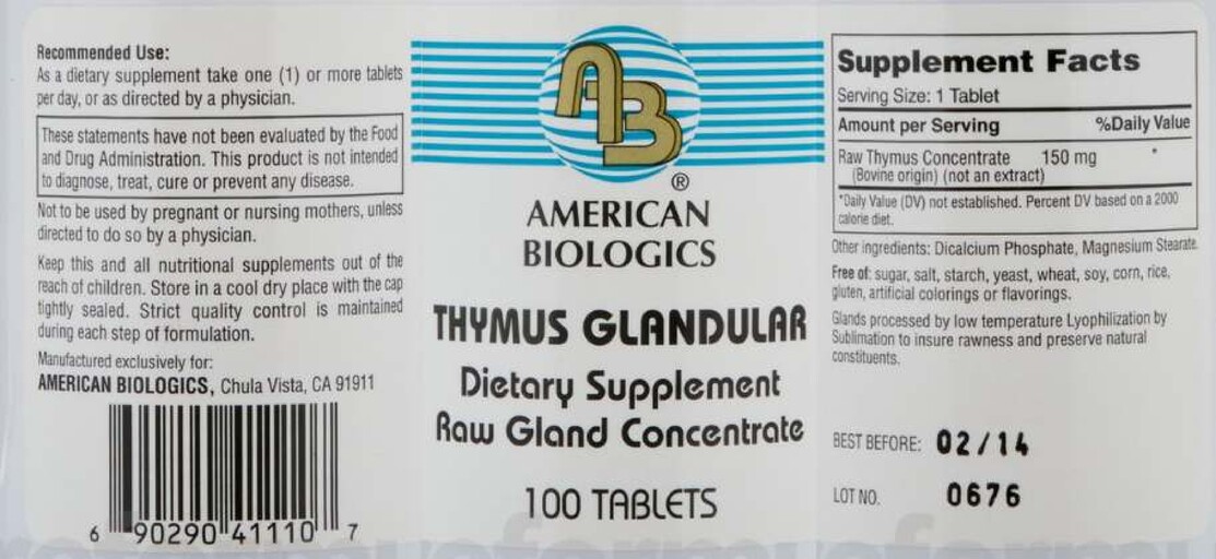 Thymus Glandular