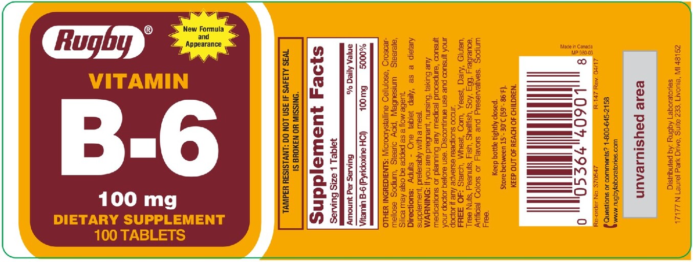 Vitamin B-6 100 mg