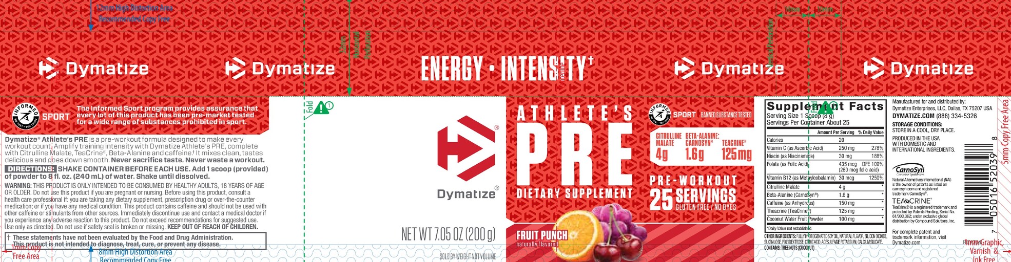 Athlete's Pre Fruit Punch