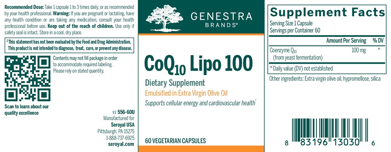 Genestra Brands CoQ10 Lipo 100