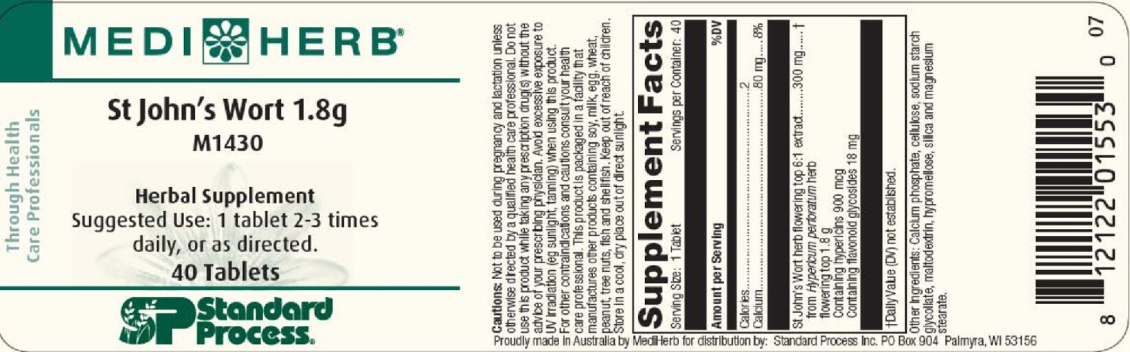 St. John's Wort 1.8 g
