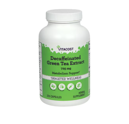 Decaffeinated Green Tea Extract 725 mg