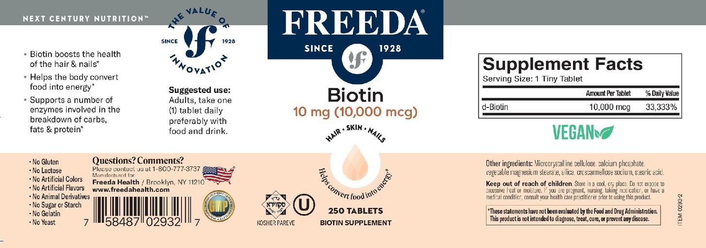 Biotin 10 mg (10,000 mcg)