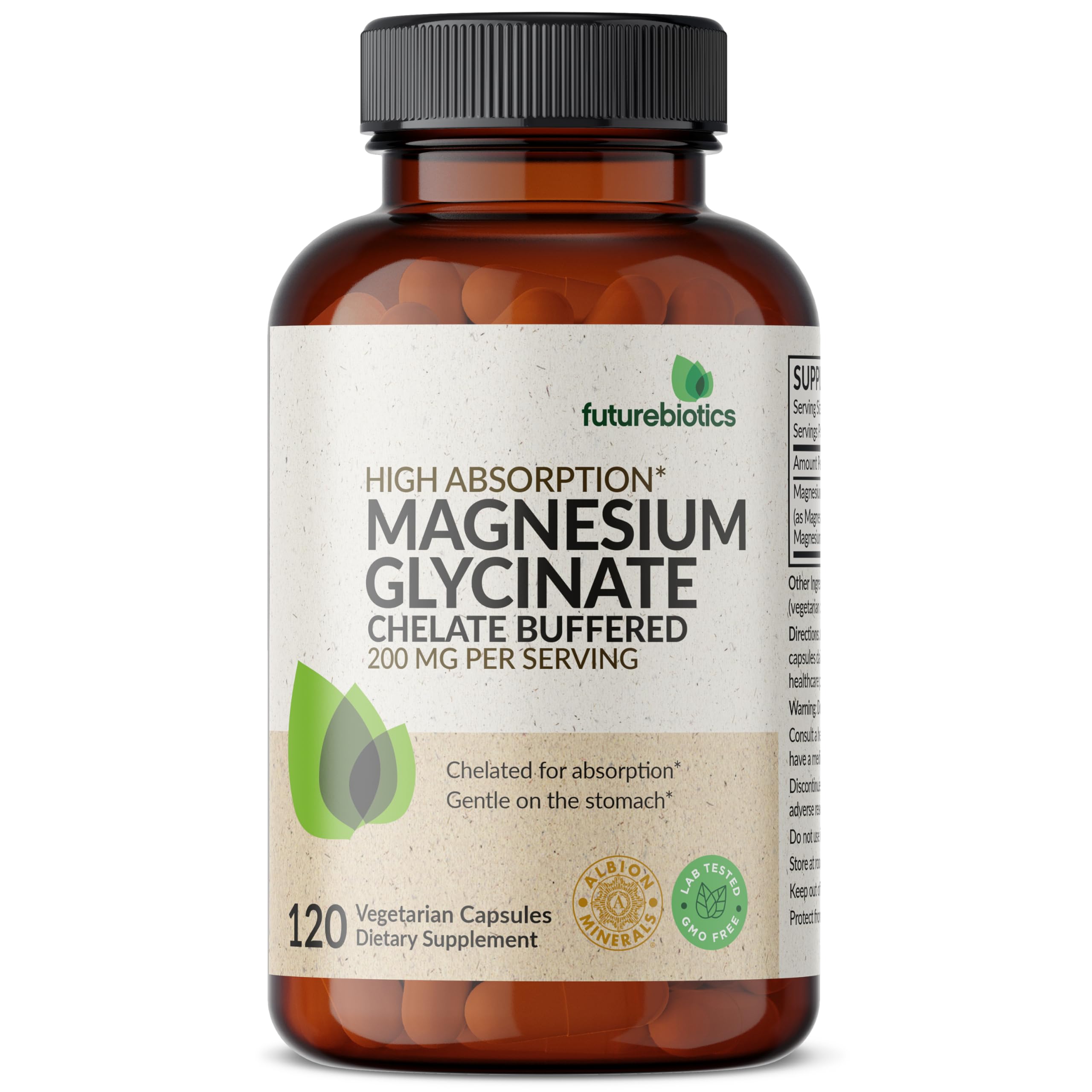 Futurebiotics Magnesium Glycinate Chelate Buffered 200 mg